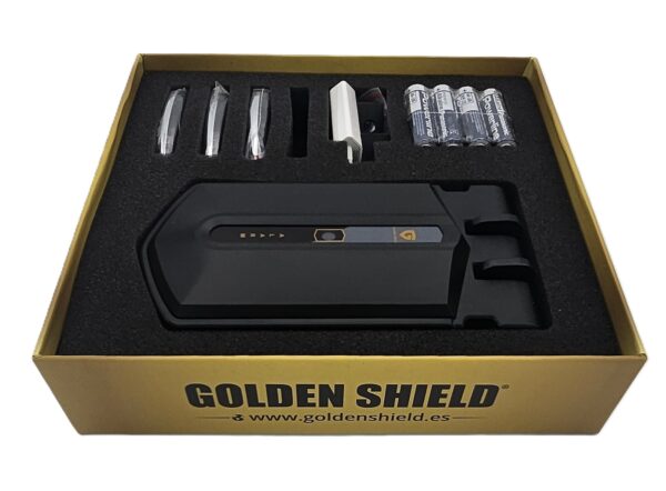 Cerradura Golden Shield Alarm Negra 3 mandos - Imagen 6